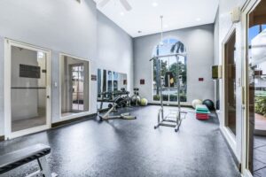 Weight Section Of The Fitness Center