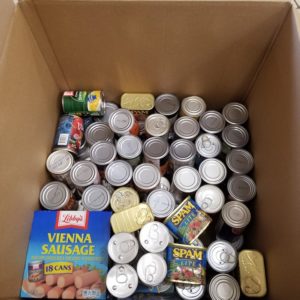Canned Food In A Box