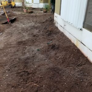 Ground Outside An Apartment Only With Soil